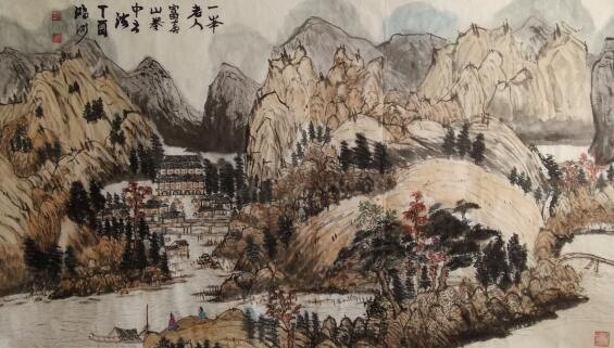 中国当代实力派书画名家肖洪周书画艺术欣赏