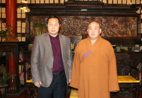 武术文化专业委员会一行走进少林寺进行文化交流