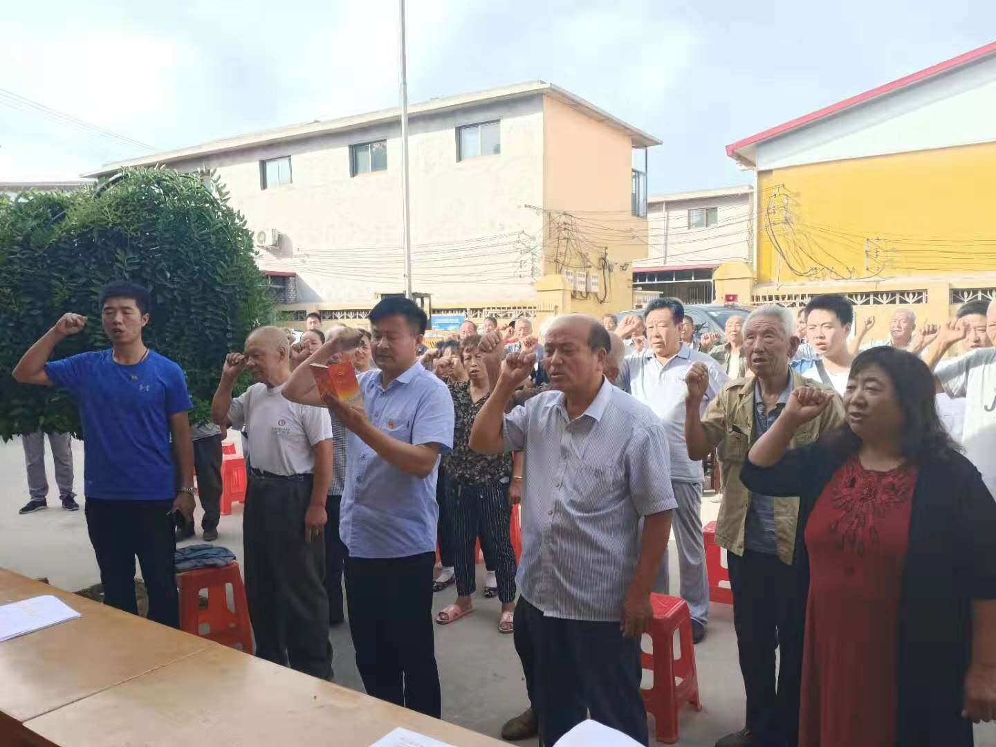 北贾璧乡开展建党98周年系列庆祝活动