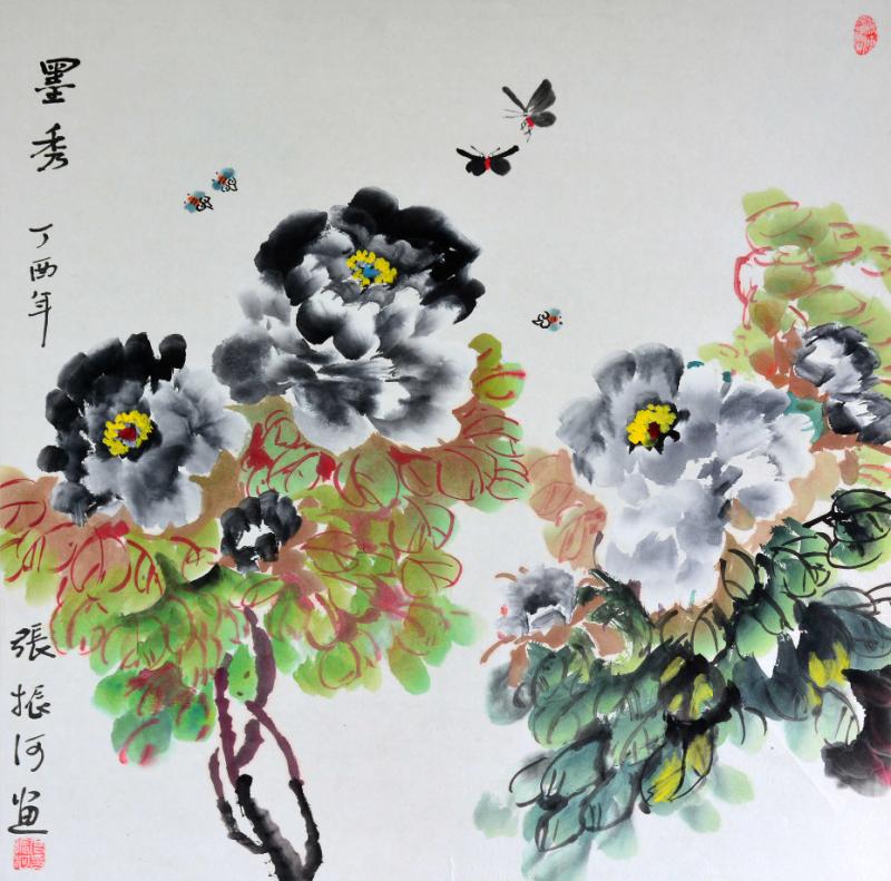 中国当代实力派书画名家张振河书画艺术欣赏