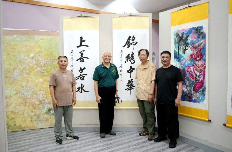 翰墨颂军魂｜建军 99 周年书画名家邀请展在京隆重启幕